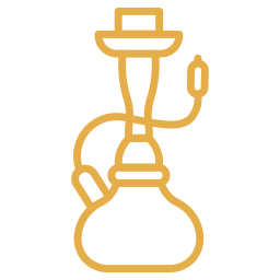Original gold shisha illustration